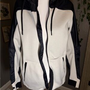 Under Armour Black and White Windbreaker Jacket
